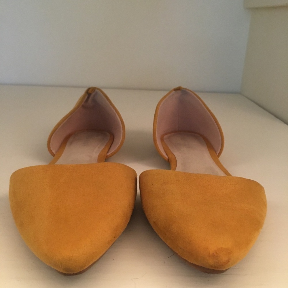 Mustard yellow flats